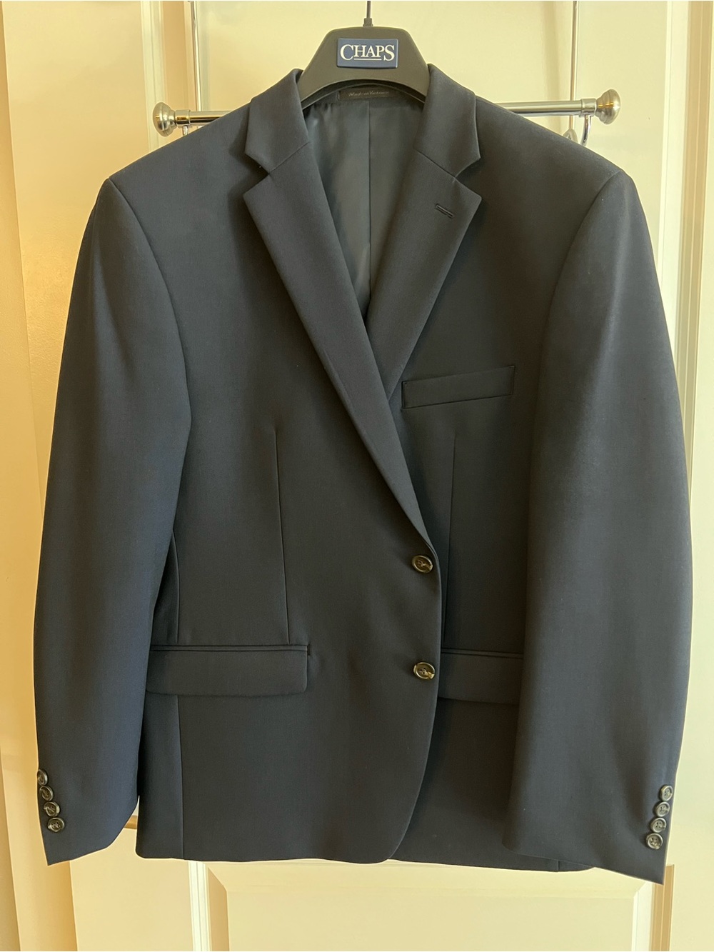 Chaps Men's Dark Navy Two-Button Sport Coat